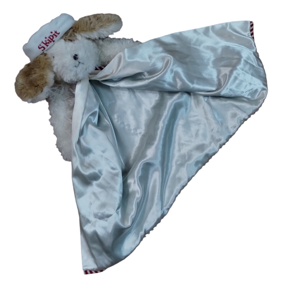 Bunnies by the Bay Skipit Puppy Dog Sailor Hat Ahoy Mate Security Blanket Lovey - Picture 4 of 10